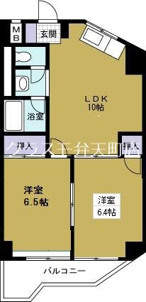 第6柴田ビルの間取り