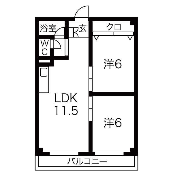 三昌ビルの間取り