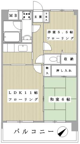 つきみ野ＭＤ壱番館の間取り