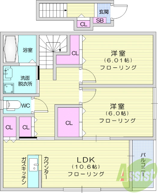 シュエットの間取り