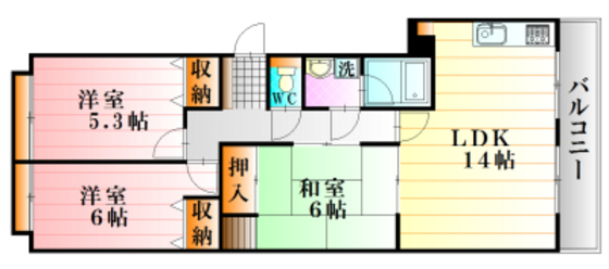 レジェンド木ノ元の間取り