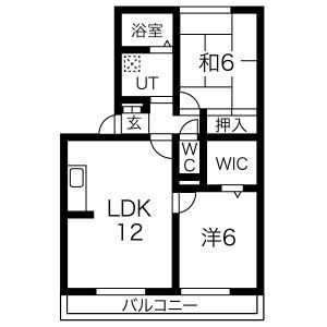 ラ・メール横山の間取り