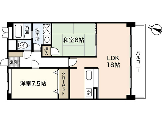 ベルハイム七番館の間取り