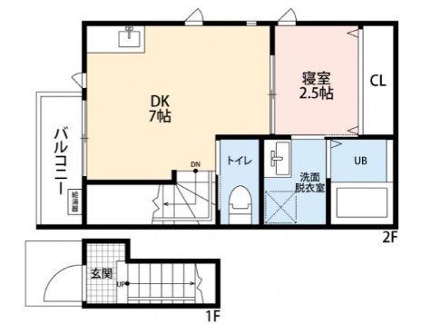 アトラクティ和白丘の間取り