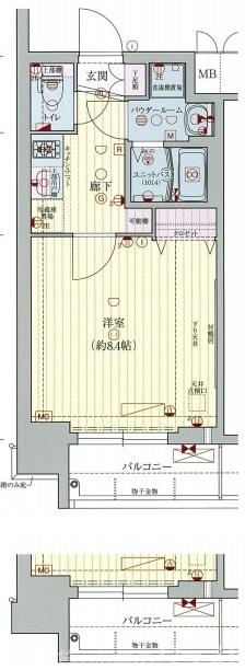 プレサンス京都洛南の間取り