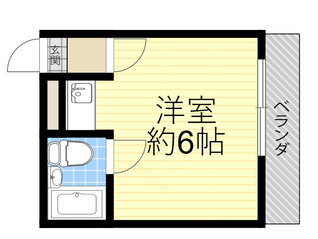 メゾン住吉大社の間取り