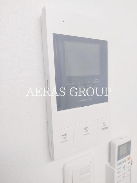 セキュリティ　モニター付きインターホン