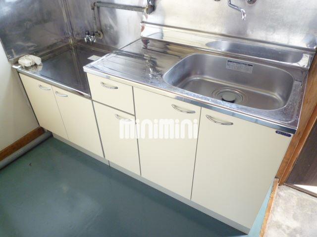 キッチン　２口コンロ設置可能なキッチン