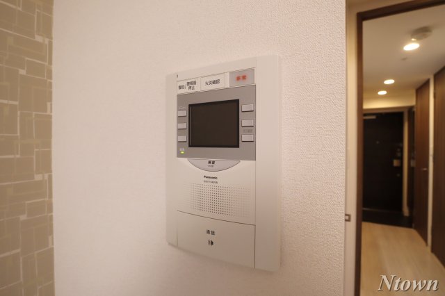 セキュリティ　モニター付きインターホンです