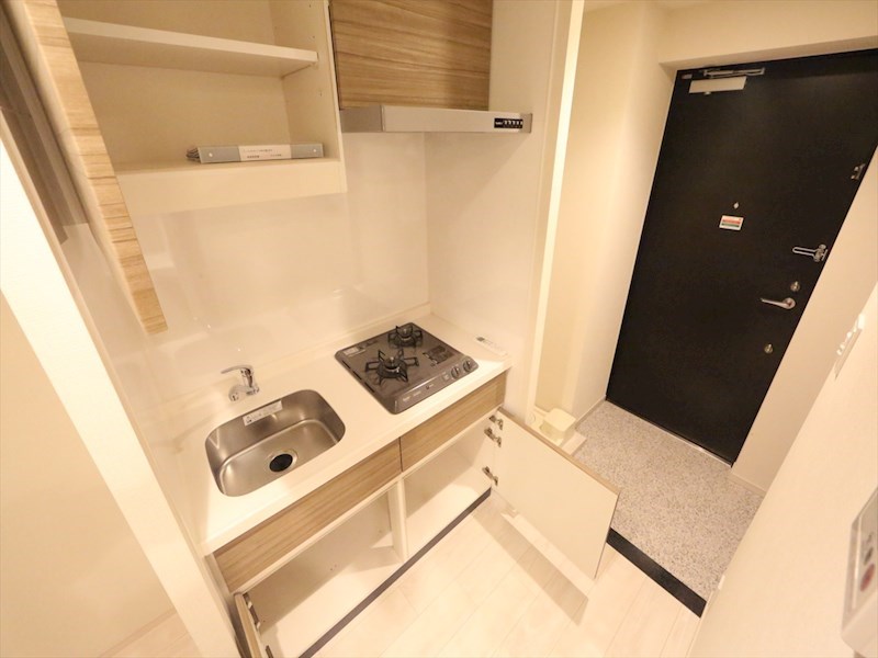 キッチン　システムキッチン（ガス2口コンロ付）