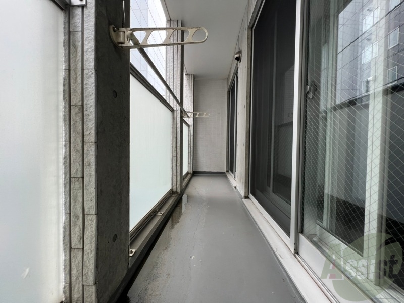 バルコニー　バルコニーです。天気の良い日には外干しができます！