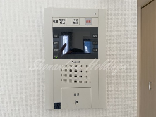 セキュリティ　モニタ付きインターホンで安心