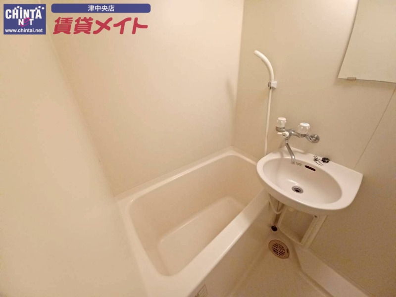 バス・シャワールーム　同じ物件、別部屋の写真です