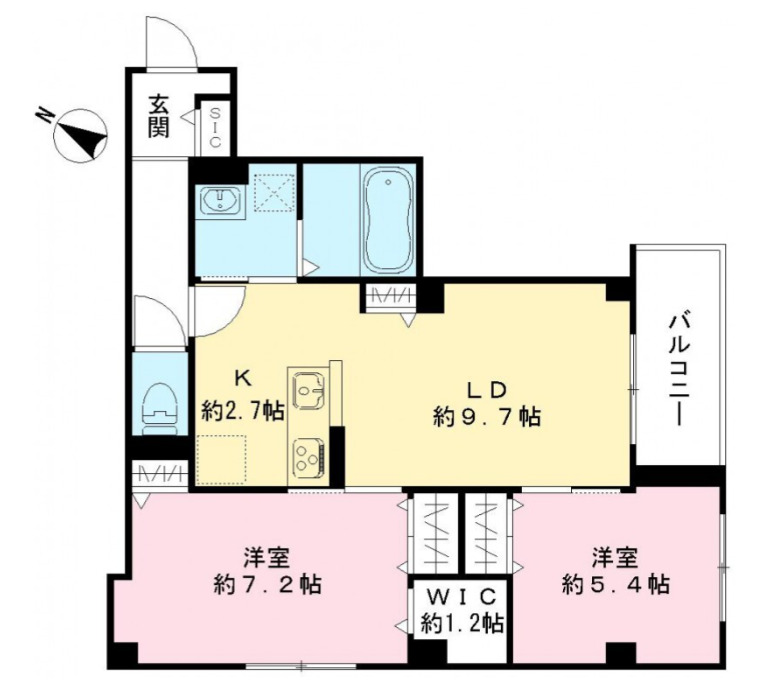 ＪＲ武蔵野線 東川口駅 徒歩2分 3階建 新築の間取り写真