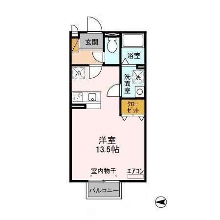 クレールセゾンの間取り写真