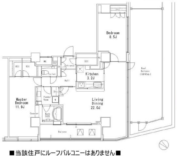 MFPR目黒タワーの間取り写真