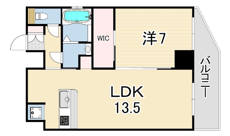ファーストフィオーレ神戸トランキーロの間取り写真