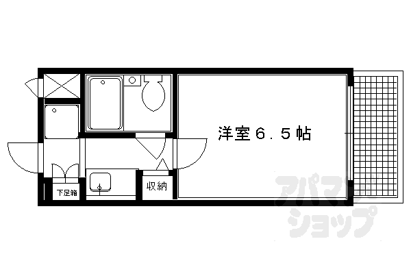 DETOM-1烏丸一条の間取り写真