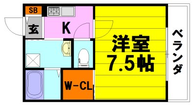 大阪モノレール本線 柴原阪大前駅 徒歩4分 3階建 築3年の間取り写真