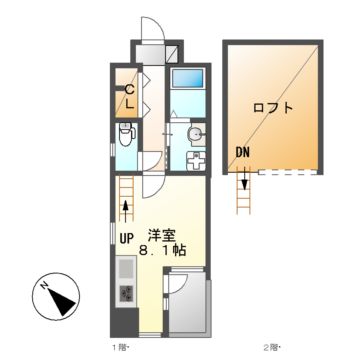 ワイズ東別院の間取り