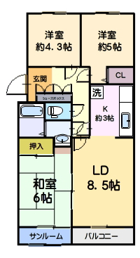 湘南武山シーサイドパークの間取り