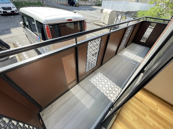 バルコニー　※他の号室の写真です。