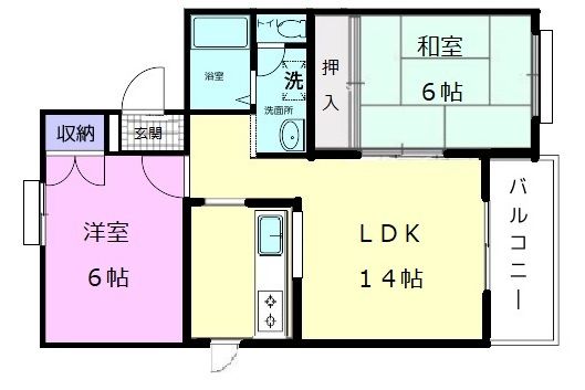 グリーンリーフの間取り