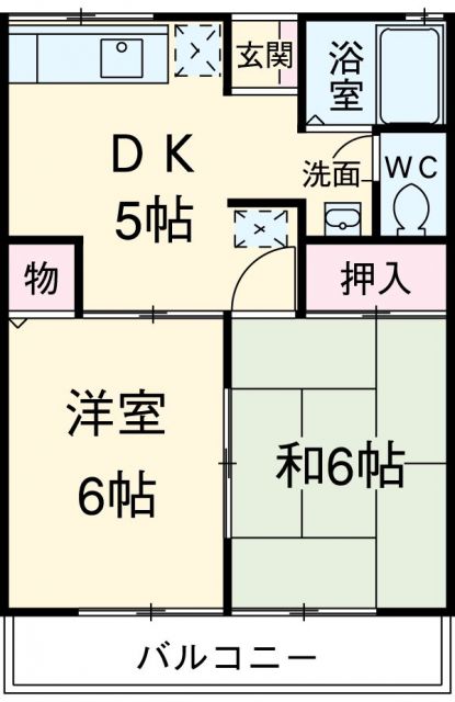 タカネハイムの間取り