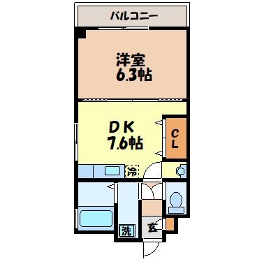 ひまわり九番館（下西山町）の間取り