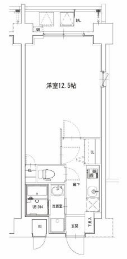 グルーブ三宮Ariaの間取り