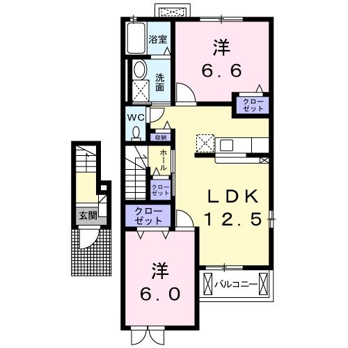 グレイスハイツIの間取り