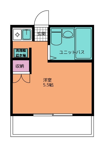 コーポ湘南の間取り