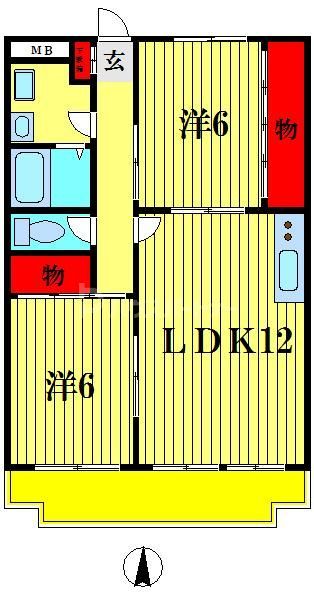 ワンダーズの間取り