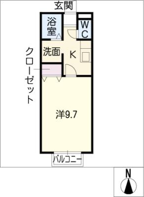 モンターニュ高岡の間取り