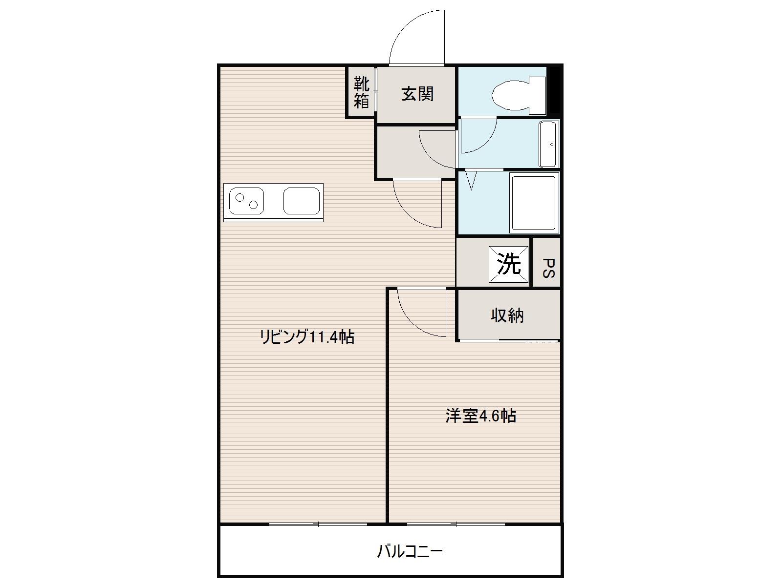 こぐまマンション中野町の間取り