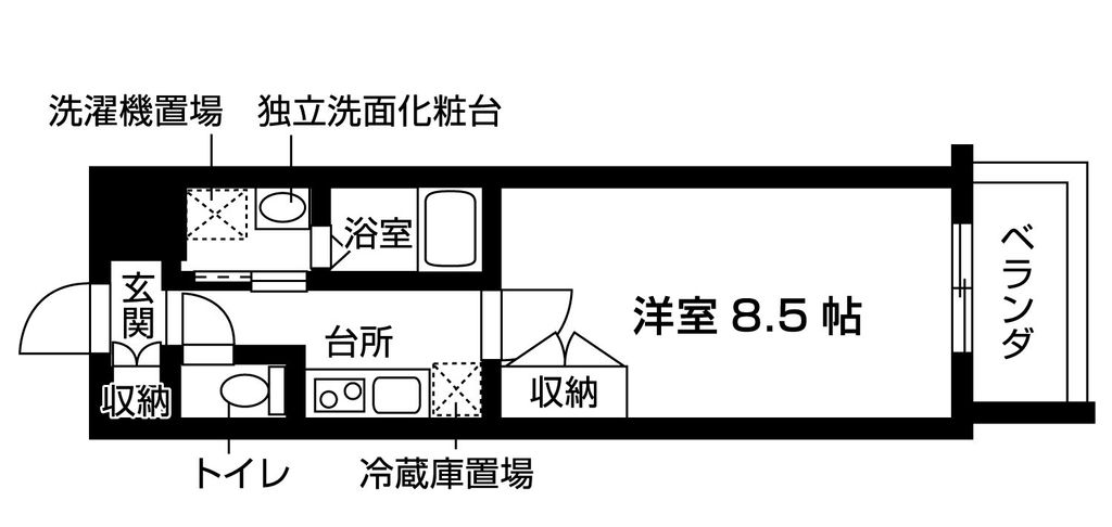 meLiV三好ケ丘の間取り