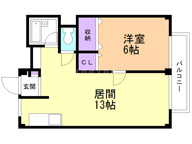 エスポワール造道の間取り