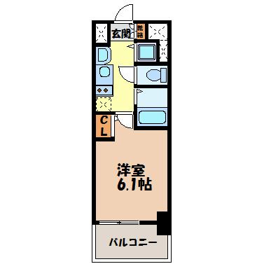 プレサンス名古屋STATIONアブソリュートの間取り