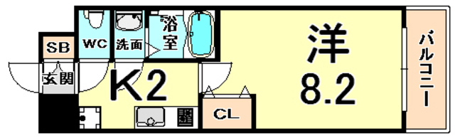 パークフラッツ尼崎の間取り