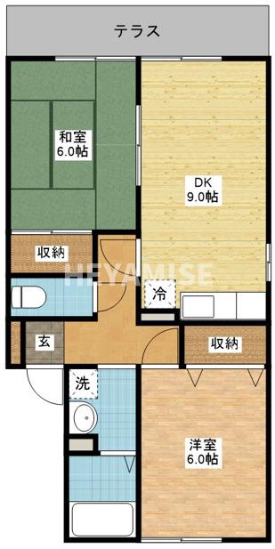 ニューセジュール林田の間取り