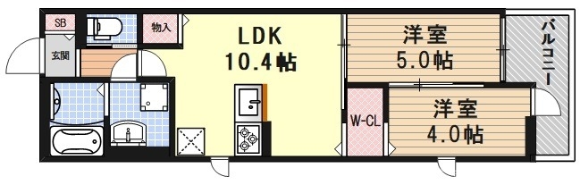 仁王門ビレッジの間取り