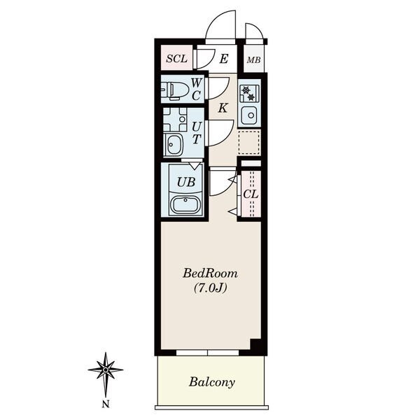 Ｓ－ＲＥＳＩＤＥＮＣＥ名駅ＮｏｒｔｈIIの間取り