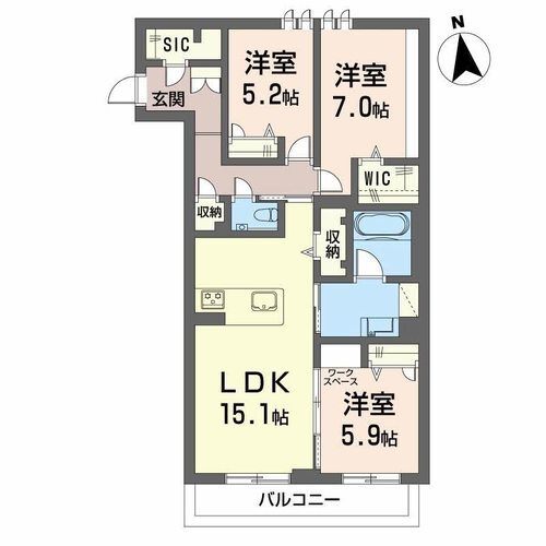 シエルの間取り