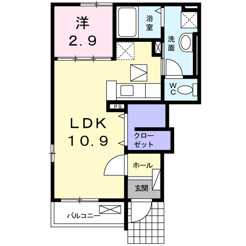 ロイヤルヒルズＫの間取り