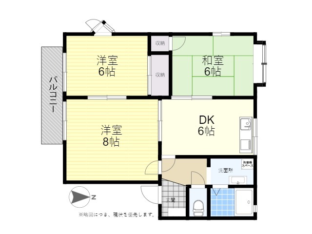 ドミール光吉Ａの間取り