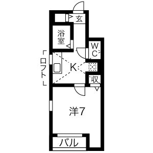 パレッタ砂子の間取り