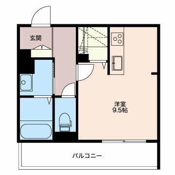 四日市市大宮町のマンションの間取り