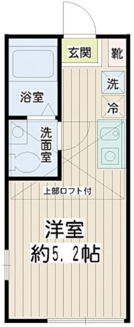 横浜市旭区南希望が丘のアパートの間取り