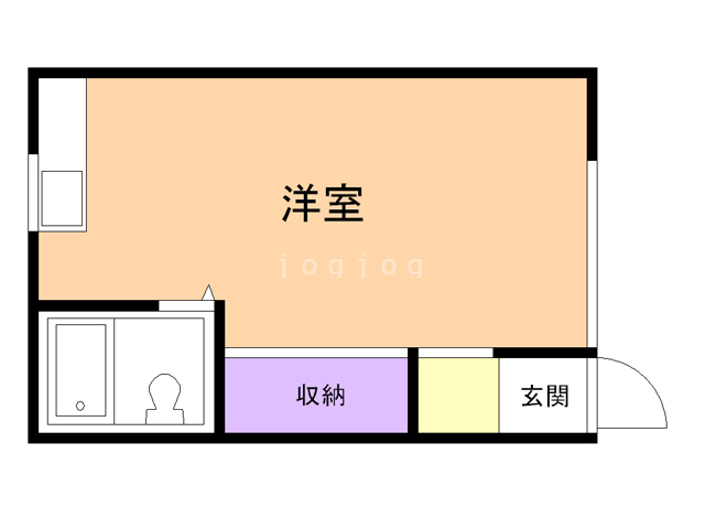 旭川市春光台一条のアパートの間取り