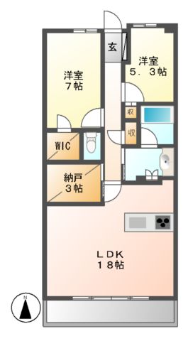 プラウドタワー久屋大通の間取り